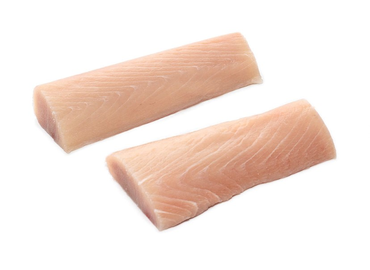 Filetes de Wahoo Premium de 1 kg, presentados en porciones de 8 a 10 filetes, mostrando su carne blanca y jugosa