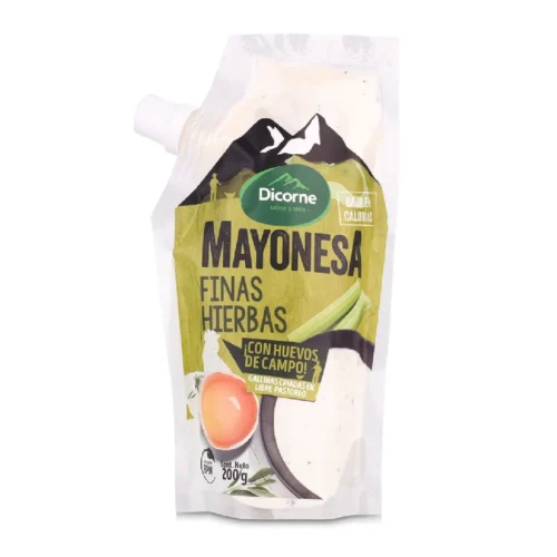 Mayonesa finas hierbas con huevos de campo 200g - sabor suave y natural